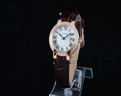 Montre Cartier Panthere ronde quartz or et acier 1990s 30mm