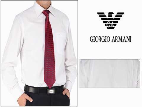 chemise armani blanche
