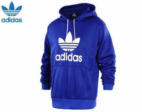 sweat bleu adidas